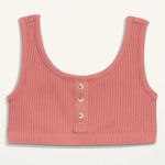 Waffle Knit Bralette Pink Size M Photo 1