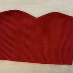 Le lis NWT Ribbed Strapless Crop Tube Top Size Small Sweetheart Neckline Photo 7