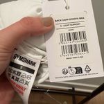 Gymshark NWT  BACK GAINS SPORTS BRA in white Photo 3