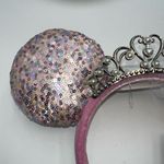 Disney  Parks Minnie Mouse Ear Headband Pink Party Bow Princess Crown New W‎ Tag Photo 3