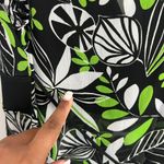 Y2K GREEN AND BLACK AGENDA FLORAL PRINT SHEER TIE BACK TANK TOP Size XL Photo 7