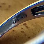 Natural Blue Moon Turquoise Sterling Silver Cowboy Ring Size 8 Photo 5