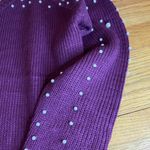 Entro NWT purple pearl sweater Photo 2