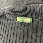 525 America Black Collar Ribbed Long Duster Sweater Cardigan Sz M Grunge Goth Photo 4