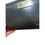 Ralph Lauren  Black Leather & Gold Plate Full Zipper‎ Women's Card Wallet Photo 2