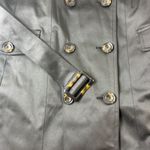 Joan Rivers NWT Joan Rivers Black Trench Coat Belted Double Breasted Womens Size S Chic Photo 3