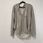 Pilcro  Wharfside Striped Hooded Sweatshirt M Photo 2