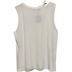 n:philanthropy n:PHILANTROPHY NWT Women’s Size L White Cotton Sleeveless Tank Top Photo 2