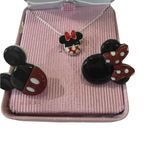 Disney  Mickey and Minnie, mouse necklace and earrings set Photo 3