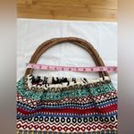 Womens Tapestry Purse/tote handbag, PORTUGAL Acores Running of The Bulls Boho Red Photo 15