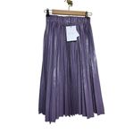 NWT BURU Faux Croc Midi Skirt in Lilac Sz. XS/S Purple Photo 2