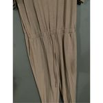 Zenana Outfitters Plus Size Jogger Jumpsuit Brown Long Sleeve Elastic Waist Chic 1X Photo 4
