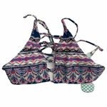 Raisin's  Bikini Top Swim Newport High Neck Juniors Halter Beach Surf Medium NWT Photo 3