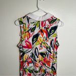 MSK Golf Dress Sleeveless White Neon Floral S Pink Photo 5