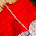 Burton  Vest Ski Snowboard Fur Trim Hooded Red Small Womens Puffer Winter Dryride Photo 3