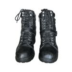 Harley Davidson Vintage  Leather Pebbled Hightop Boots size Photo 3