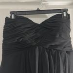 Ballroom Black Strapless Long Formal Bridesmaid Prom Dress Size 14 EUC #2802 Photo 1