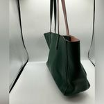 Tory Burch A Rare HTF Out Of Stock Hunter Green Large Leather Tote Photo 1