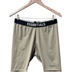 Fear of god  Essentials Pull On Elastic Waistband Biker Shorts Taupe Medium M Photo 3