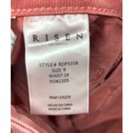 Risen Jeans Womens 9/29 Coral Pink Flare Denim Pants Stretch Casual Size undefined Photo 4
