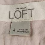 Blush Pink Eyelet Lace Shorts Size 4 LOFT Preppy Pink Lace Shorts Photo 5