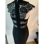 EXPRESS  black lacy dress size 4 Photo 2