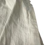 Chico's  1 Floral Embroidered Scalloped Open Front Top Size M‎ Blue Cardigan Photo 11