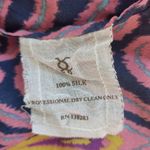 Figue Navy and Pink Shift Dress with Sash Size Small Pink Silk Dress Blue Photo 6