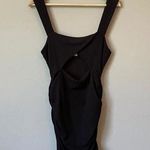 Mable Womens Medium Bodycon Cut Out Front Twist Mini Party Going Out Black Dress Photo 0