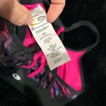 Champion  Duo Dry Sports Bra XS Black Pink Strappy Back Medium Support Photo 2