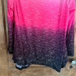 Ideology  Ombré Long Sleeved Tee Shirt. Beautiful Pinks and Purple. Size 1X Photo 5