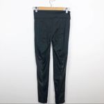 Lukka Lux Faux Leather detail Activewear Athletic Black Leggings Size XS Photo 9