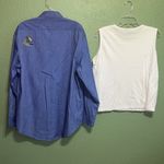 80s 90s vintage western cowboy cowgirl rodeo patriotic blouse shirt set Size L Photo 8