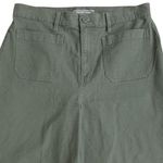 J.Crew EUC Point Sur Wide Leg Crop Pants Olive Green Size 31 Photo 1