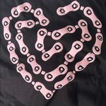 Spirit Jersey  Pink Heart Chain Oversized T-Shirt Photo 6