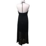 White House | Black Market Strapless Halter Maxi Dress with Sheer Overlay 12 NWT Photo 8