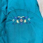 Obermeyer Women's Vintage Hooded Ski Jacket Teal Size 14 Photo 9