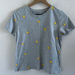 Rebellious One Gray Happy Face Smile Graphic Tee T-Shirt Small Photo 0