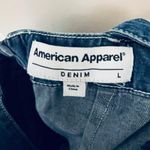 American Apparel Blue Denim Overalls New L Photo 4