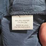 MISA Los Angeles MISA Mahtab Crinkled Bell-Sleeve Mini Dress In Midnight Navy Blue Photo 11