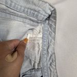 Grane Slim Denim Jean Shorts Light Wash Raw Hem Distressed Size 9 Juniors # Gray Photo 6