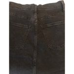 Madewell  black rigid denim a line mini skirt size 26 cute Y2K Photo 10