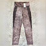 Adidas  AEROREADY  Feel Brilliant 7/8 Length Grey/Black Leggings. NWT Sz M Photo 2
