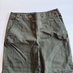 Theory Pants Women’s 8 Namid Wide Leg Ankle Cropped Chino Green Business Casual Photo 4