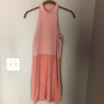 Kittenish  Colorblock Peach Tank Dress Small Photo 1