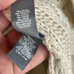 Aerie Woman’s Thick Chunky Knit Cream Coquette Cardigan Cozy Sweater Sz Medium Photo 4