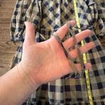 Summersalt  Gingham Tiered Midi Dress Prairie Long Sleeve S Cottagecore Cotton Photo 8