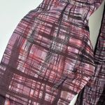 Norm Thompson Women Sheer Plaid Long Sleeve Mesh Dress Purple Size S Photo 8