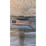 SO Women  Jeans Cargo Wide Leg Size 5/27W Light Blue Photo 3