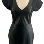 Armani Exchange Faux Leather Dress Photo 1